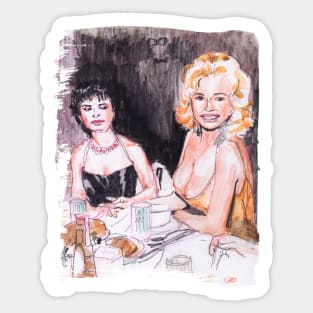 Sophia Loren and Jayne Mansfield Sticker